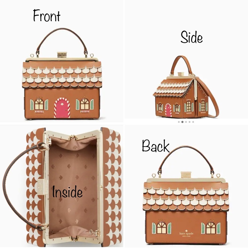 Kate Spade Gingerbread House Crossbody  Novelty - Picture 6 of 16